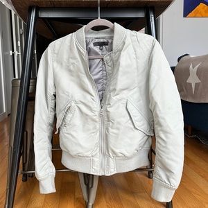 Women’s Grey S Uniqlo Bomber jacket in great condition